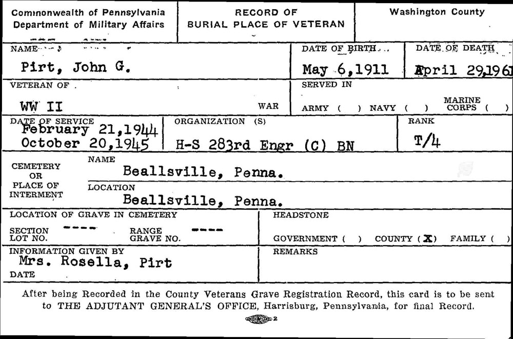 John G. Pirt